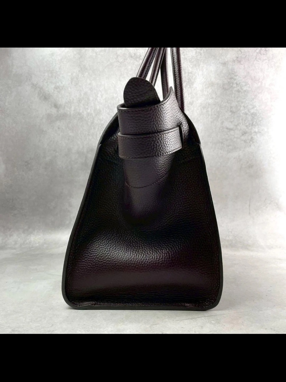 Mulberry Dark Chocolate Brown Leather Tote with Gold Hardware - Picture 4 of 12